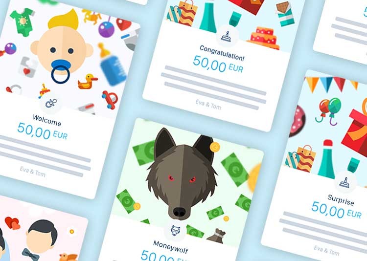 Paiement mobile avec SurprisePay SurprisePay: surprenez quelqu'un avec un virement personnalisé.